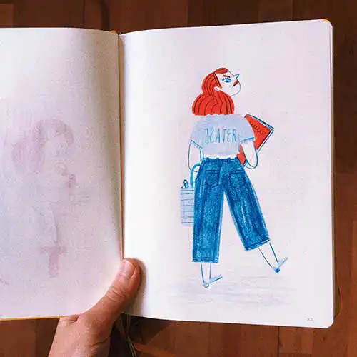 The Artist Sketchbook by Rachel Katstaller