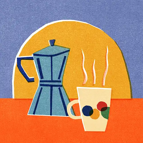Sunrise Coffee by Lara Perschnick